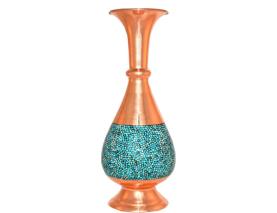 گلدان صراحی 40 سانتی متری فیروزه کوبی