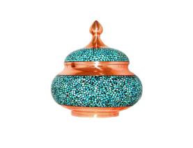 قندان بزرگ فیروزه کوبی