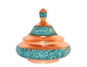 بشقاب پرنده کوچک فیروزه کوبی