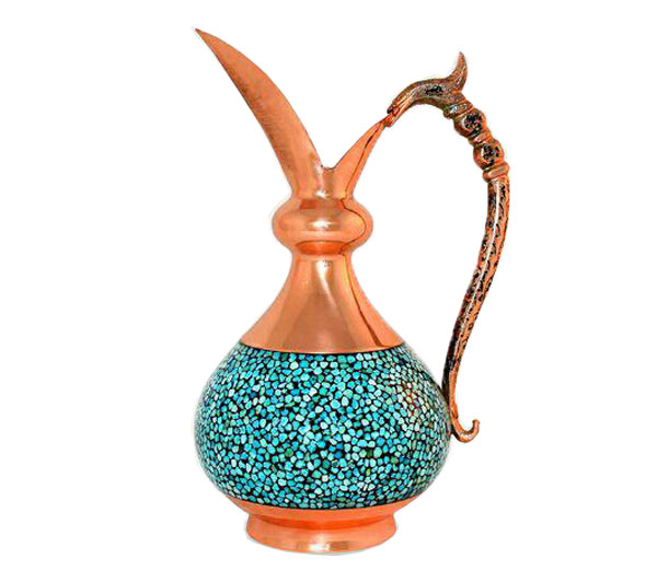 پارچ 22 سانتی فیروزه کوبی