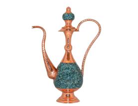 تنگ گلاب پاش صراحی 25 سانتی متری فیروزه کوبی