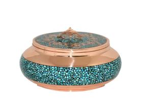 جعبه گرد 2 فیروزه کوبی