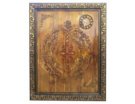 تابلو معرق ساعت دار