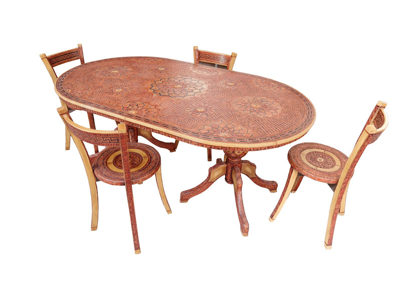 میز نهار خوری 8 نفره کامل