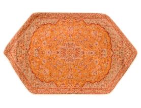 ترمه دوزی زمینه نارنجی