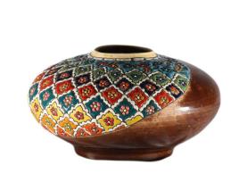 شکلات خوری طرح خیام میناکاری